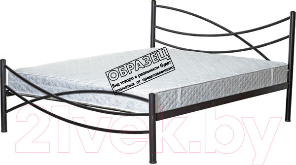 Изображение товара Полуторная кровать Князев Мебель Калифорния КЯ.120.200.К (коричневый муар)