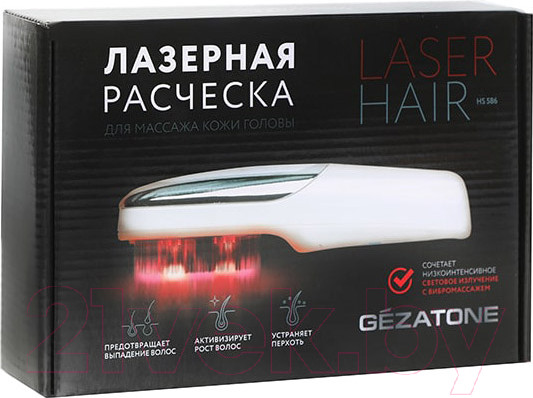 Изображение товара Электрическая расческа Gezatone HS586 / 1301092S