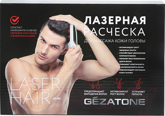 Изображение товара Электрическая расческа Gezatone HS586 / 1301092S