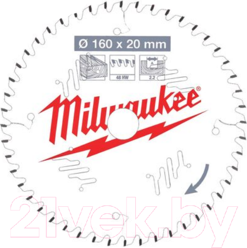 Изображение товара Пильный диск Milwaukee 4932471291