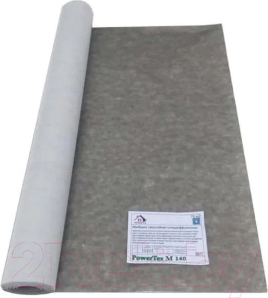 Изображение товара Диффузионная мембрана Powertex Трехслойная М140 (75м.кв)