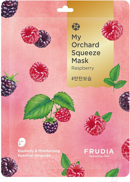 Изображение товара Маска для лица тканевая Frudia Тонизирующая маска с малиной (20мл)