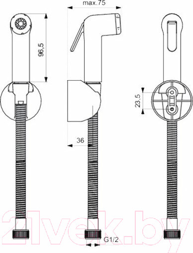 Изображение товара Гигиенический душ Ideal Standard Idealspray Eco B0595AA