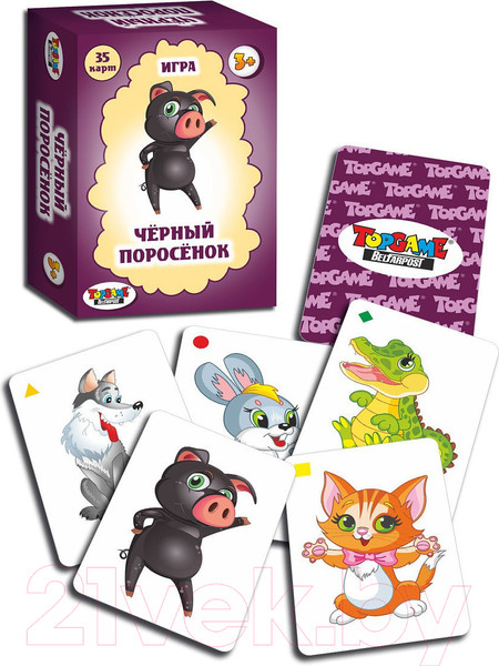 Изображение товара Настольная игра Topgame Черный поросенок / 01566