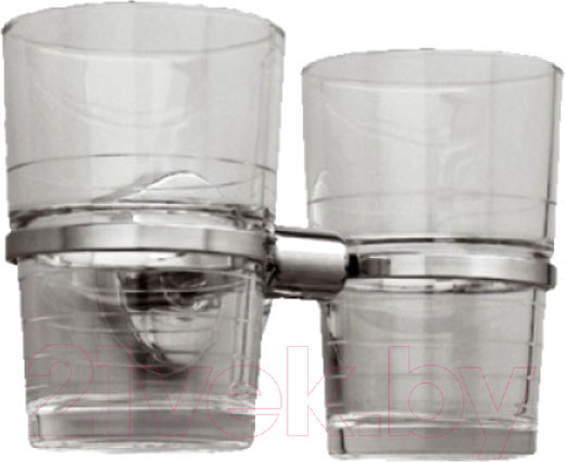 Изображение товара Набор стаканов для зубной щетки и пасты Merida MHA11 (полированный)