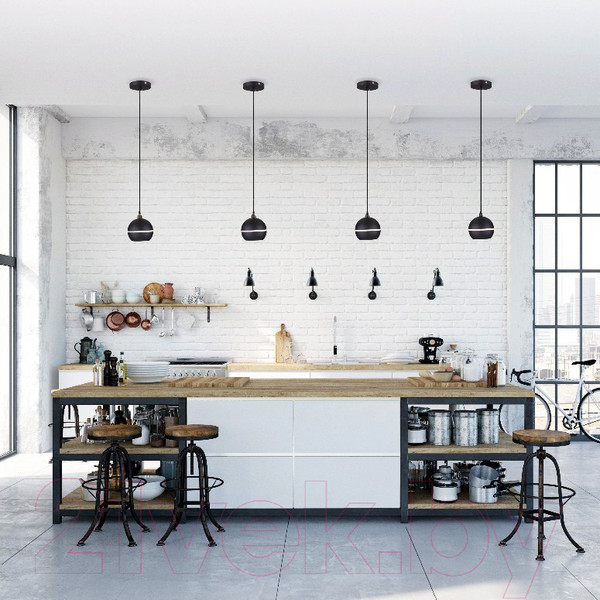 Изображение товара Потолочный светильник Elektrostandard DLS023 9W 4200K (черный)