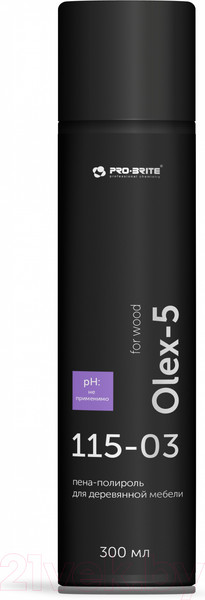 Изображение товара Очиститель для мебели Pro-Brite Olex-5 пена-полироль (300мл)