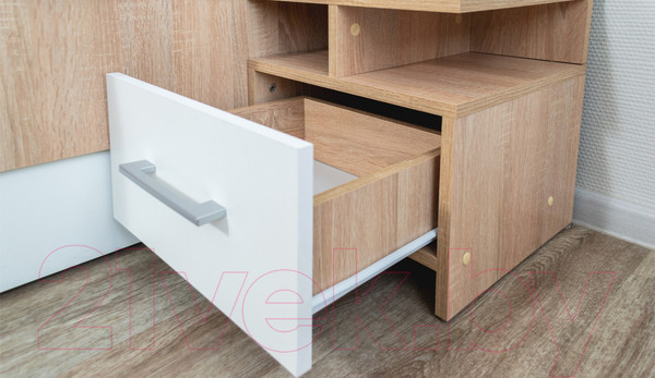 Изображение товара Комплект мебели для спальни Империал Алёна 4 (дуб сонома/белый)