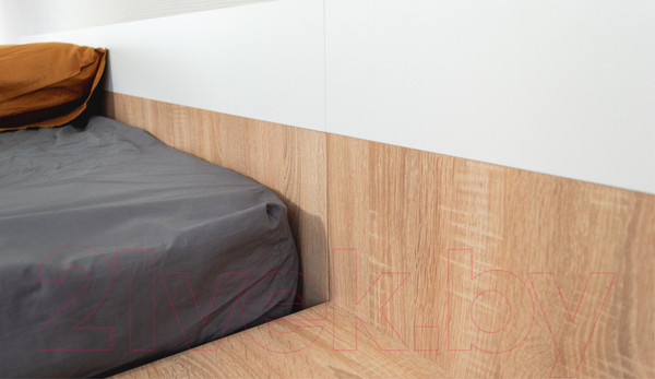 Изображение товара Комплект мебели для спальни Империал Алёна 4 (дуб сонома/белый)