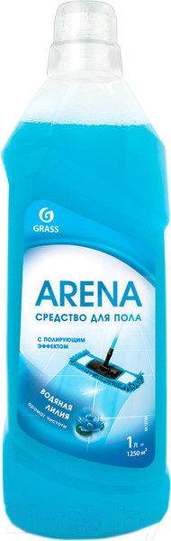 Изображение товара Чистящее средство для пола Grass Arena с полирующим эффектом. Водяная лилия / 125184 (1л)