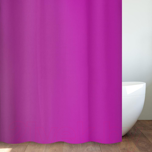 Изображение товара Шторка-занавеска для ванны Savol S-1818S1 (фиолетовый)