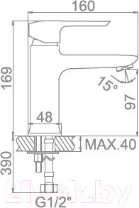 Изображение товара Смеситель Ledeme L1058