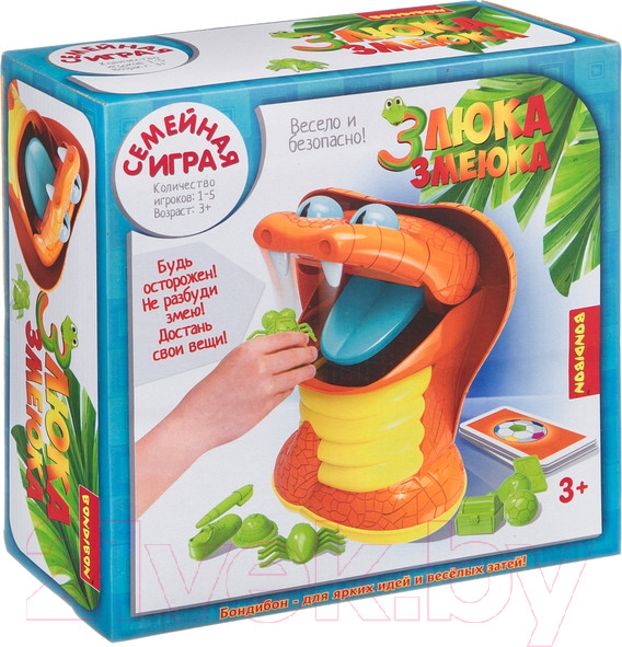 Изображение товара Настольная игра Bondibon Злюка змеюка / ВВ4581