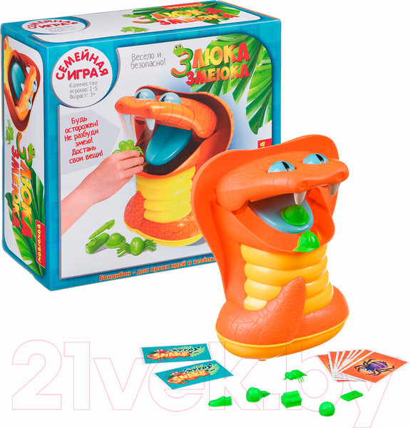 Изображение товара Настольная игра Bondibon Злюка змеюка / ВВ4581