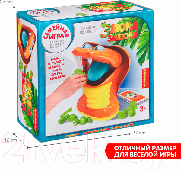 Изображение товара Настольная игра Bondibon Злюка змеюка / ВВ4581
