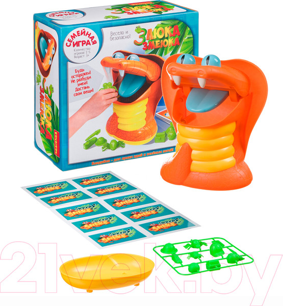 Изображение товара Настольная игра Bondibon Злюка змеюка / ВВ4581