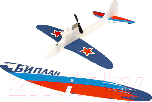 Изображение товара Самолет игрушечный Bondibon Самолет с моторчиком / ВВ4203