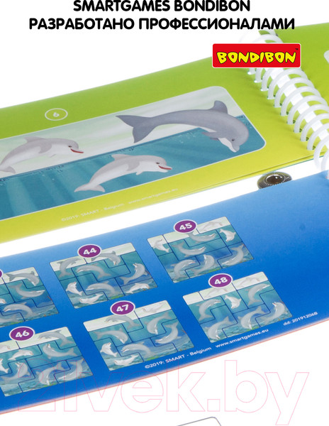 Изображение товара Развивающая игра Bondibon Для путешествий. Дельфинчики / ВВ4675