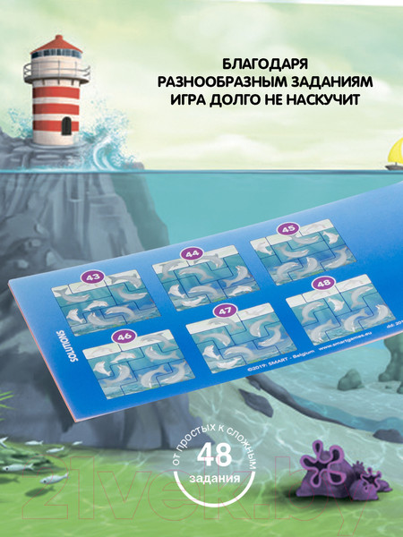 Изображение товара Развивающая игра Bondibon Для путешествий. Дельфинчики / ВВ4675