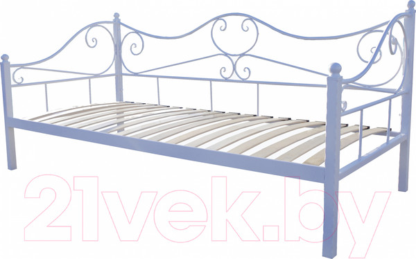 Изображение товара Кровать-тахта Князев Мебель Валенсия ВАЯ.120.200.С (серый муар)