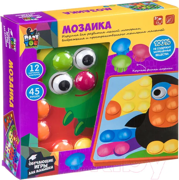 Изображение товара Развивающая игрушка Bondibon Мозаика / ВВ2868