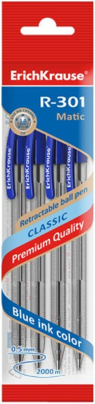 Набор шариковых ручек Erich Krause R-301 Classic Matic / 46750
