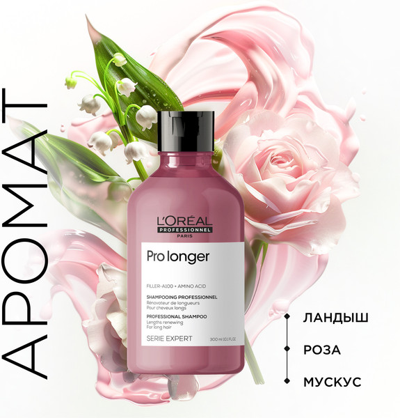 Изображение товара Шампунь для волос L'Oreal Professionnel Serie Expert Pro Longer (300мл)
