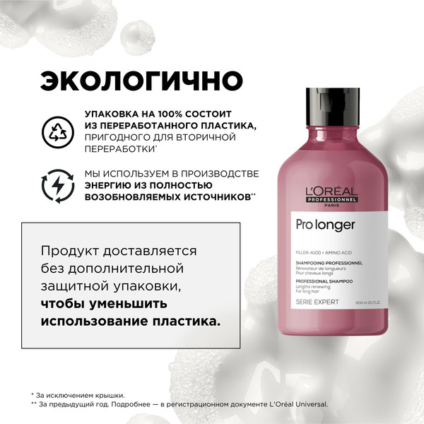 Изображение товара Шампунь для волос L'Oreal Professionnel Serie Expert Pro Longer (300мл)