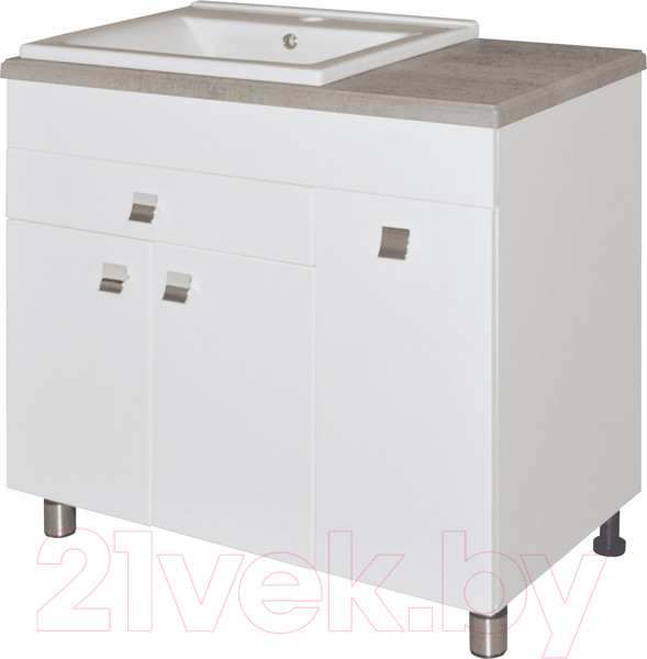 Изображение товара Тумба с умывальником Гамма 23о/кФ2-У 55 Атриа-9055 СТ85