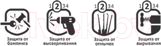Изображение товара Цилиндровый механизм замка Apecs SM-120-C-NI