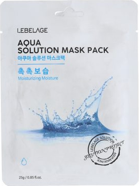 Изображение товара Маска для лица тканевая Lebelage Aqua Solution Mask Интенсивно увлажняющая