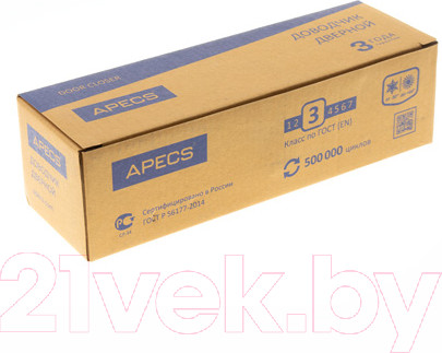 Изображение товара Доводчик с рычагом Apecs DC-20.3/0950/065-A1-BR