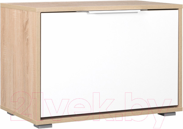 Изображение товара Тумба в прихожую Mobi Куба 13.58 (дуб сонома/белый премиум)