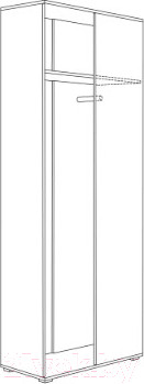 Изображение товара Шкаф Mobi Куба 13.137 (дуб сонома/белый премиум)