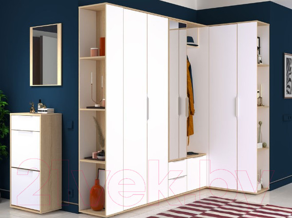 Изображение товара Шкаф Mobi Куба 13.137 (дуб сонома/белый премиум)