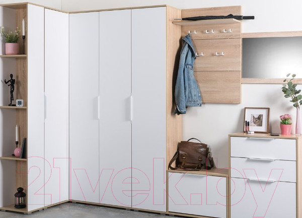 Изображение товара Шкаф Mobi Куба 13.137 (дуб сонома/белый премиум)