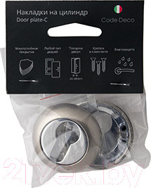 Изображение товара Накладка на цилиндр Code Deco DP-C-14-NIS