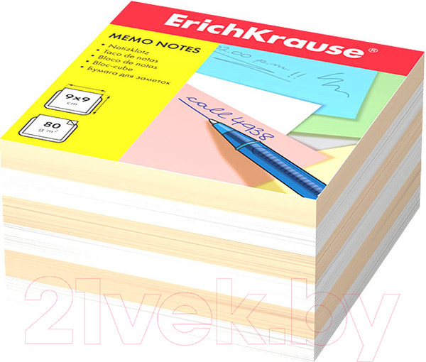 Изображение товара Блок для записей Erich Krause 6600 (белый/персиковый)