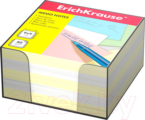 Изображение товара Блок для записей Erich Krause 2720 (белый/желтый)