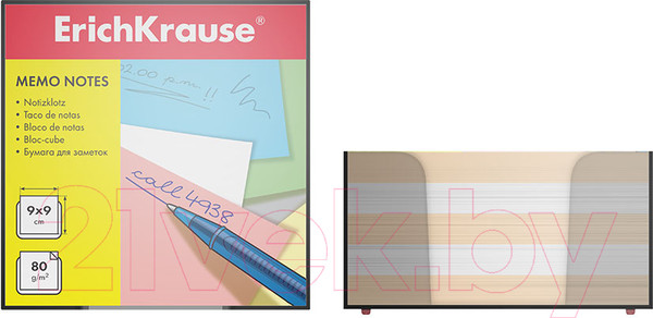 Изображение товара Блок для записей Erich Krause 6601 (белый/персиковый)