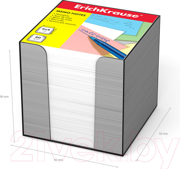Изображение товара Блок для записей Erich Krause 4458 (белый)