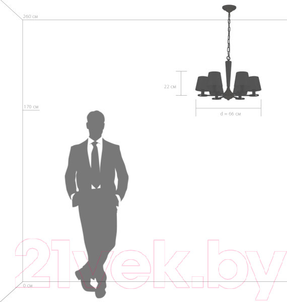 Изображение товара Люстра Lightstar Perla 707061