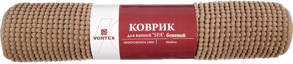 Изображение товара Коврик для ванной VORTEX Spa / 24124 (50x80, бежевый)