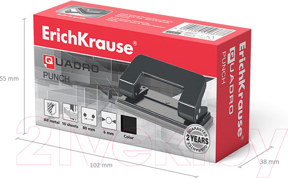 Изображение товара Дырокол Erich Krause Quadro / 4667