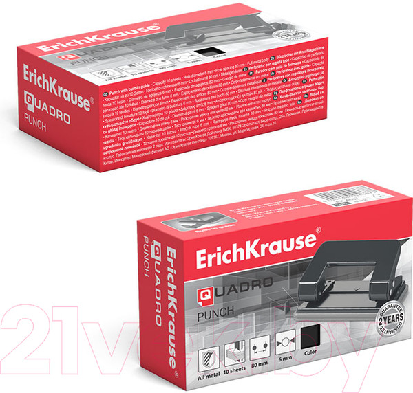 Изображение товара Дырокол Erich Krause Quadro / 4667