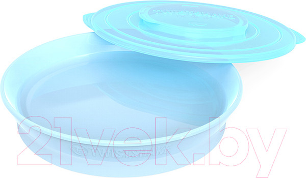 Изображение товара Тарелка для кормления Twistshake Plate / 78160 (пастельный синий)