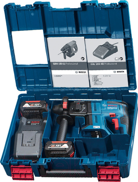 Изображение товара Профессиональный перфоратор Bosch GBH 180-LI (0.611.911.122)