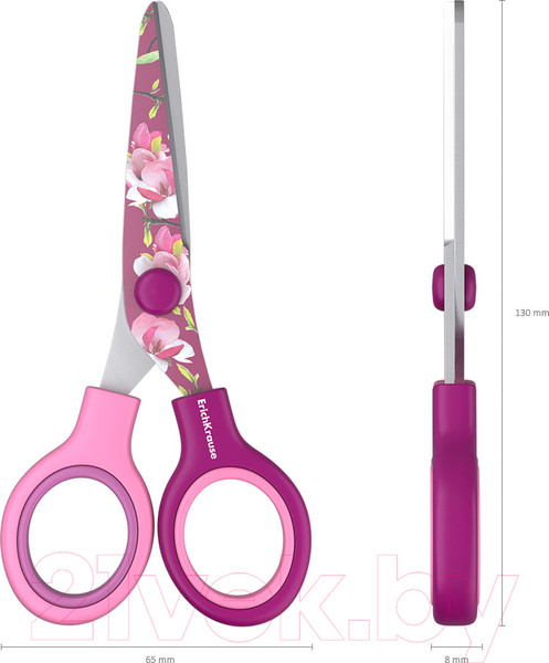 Изображение товара Ножницы канцелярские Erich Krause Junior Decor Magnolia / 14598