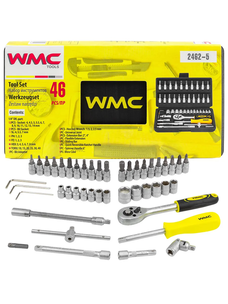 Изображение товара Универсальный набор инструментов WMC Tools 2462-5(47789)