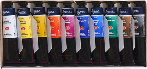 Изображение товара Акриловые краски Ладога 2241142 (10x46мл)